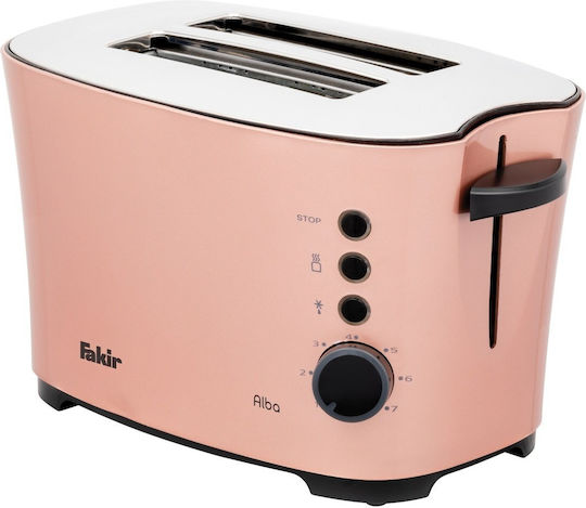 Fakir Elite Prăjitor de pâine 2 sloturi 850W Alb