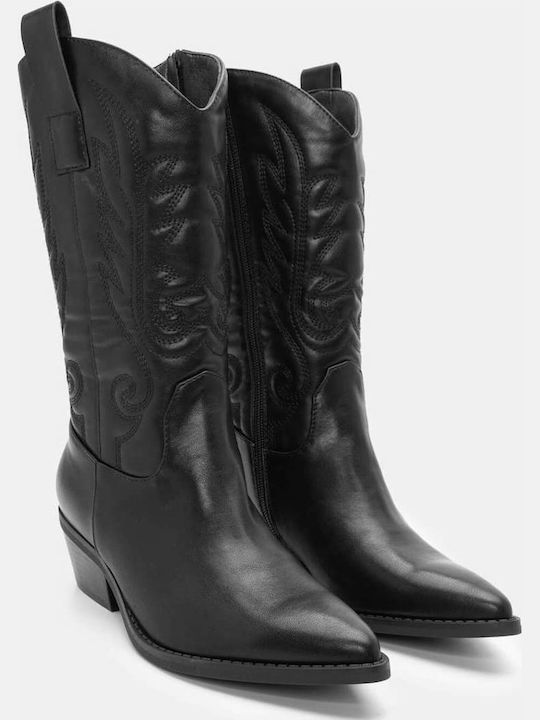 Luigi Γυναικείες Μπότες Cowboy με Μεσαίο Τακούν...