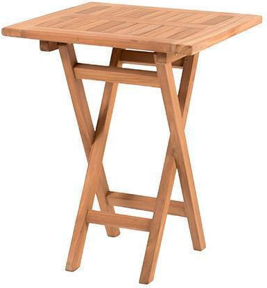 Τραπέζι Winston Πτυσσόμενο 60x60x75 Φυσικό Τραπέζι Winston Πτυσσόμενο 60x60x75 Φυσικό