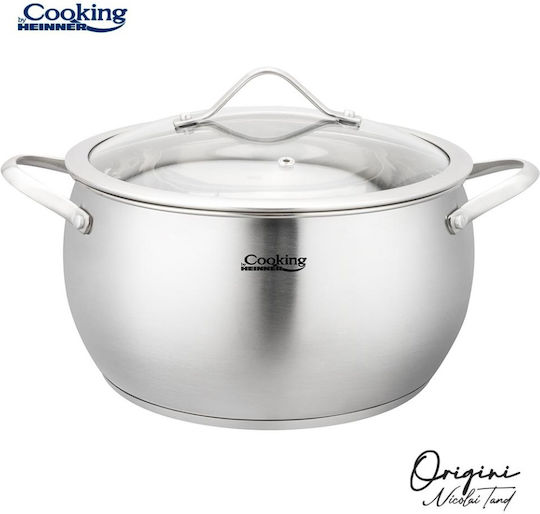 Heinner Nicolai Tand Βαθιά Ανοξείδωτη Κατσαρόλα 6lt / 24cm