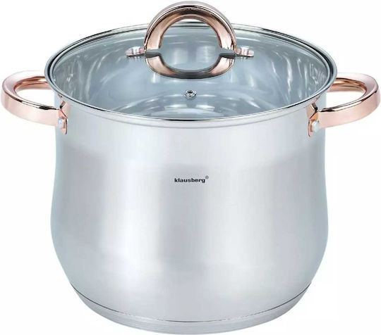 Klausberg Βαθιά Ανοξείδωτη Κατσαρόλα 7lt / 22cm
