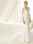 Ivory Tulle Lace Bridal Veil S425