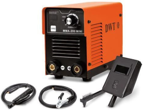 DWT MMA-200 Mini Ηλεκτροκόλληση Inverter MMA με Μέγιστο Ρεύμα Συγκόλλησης 150A και Κύκλο Εργασίας 35%