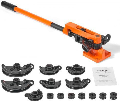 Îndoitore manuală de țevi Vevor 3/8" 1" 7 matrițe cupru și aluminiu Sdwgjcsgy7381k20rv0