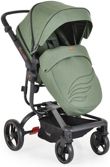 Cangaroo Ellada Бебешка количка 2 в 1 Зелен 111349