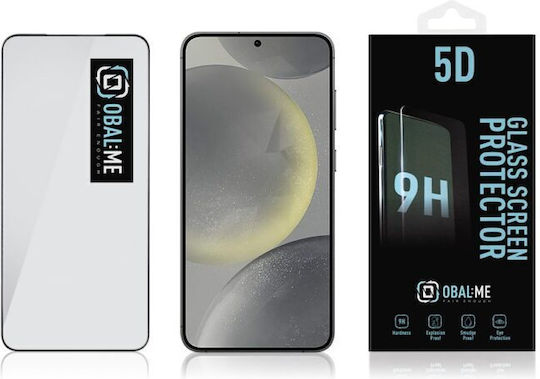 Obal:Me 5D Tempered Glass Μαύρο (Galaxy S24+)