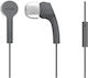 Koss In-ear Handsfree Ακουστικά με Βύσμα 3.5mm Γκρι