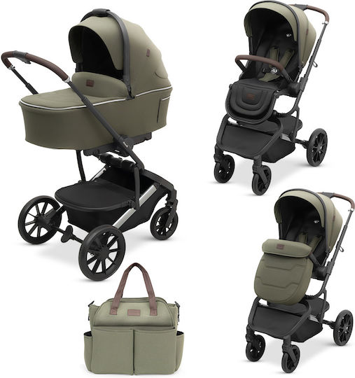 Dovadi Fly Adjustable 2 in 1 Baby Stroller Suitable for Newborn Forest Green