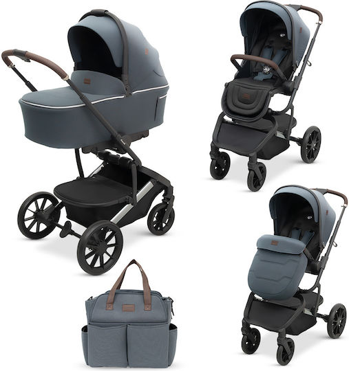 Dovadi Fly Adjustable 2 in 1 Baby Stroller Suitable for Newborn Night Grey