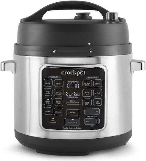 Crock-Pot Мултикукър 1400W с Капацитет 5.6лт Сребрист