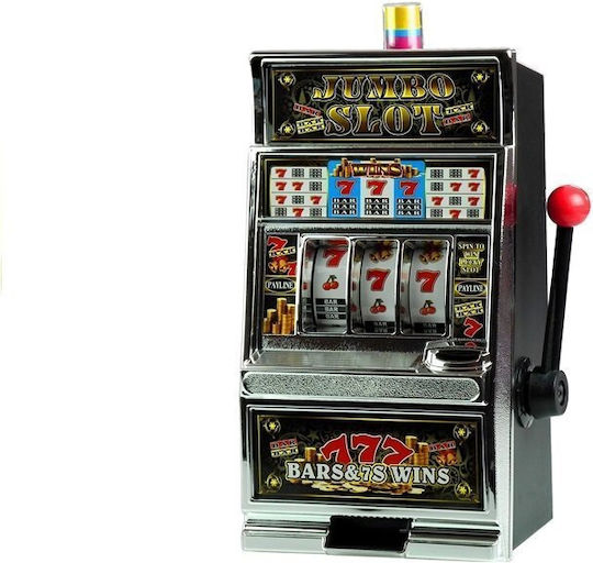 Αξεσουάρ Πάρτυ Big Slot Machine Casino With Sounds Money Bank
