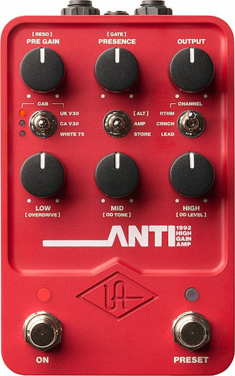 Universal Audio UA UAFX ANTI 1992 High Gain Πετάλι Amplifier Ηλεκτρικής Κιθάρας