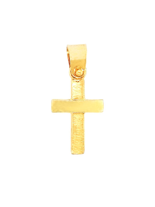 Dio Jewellery Lab Silber Σταυρός Επιχρυσωμένος