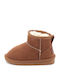 Conguitos Kids PU Leather Boots Brown