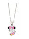 Oxzen Silber Kinderkette Minnie Maus