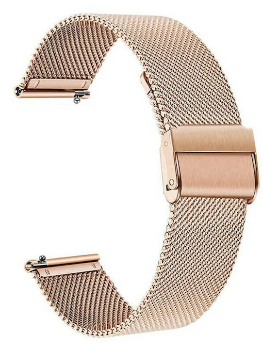 Bakeey Metallic-Armband Rose Gold 20mm