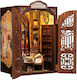 Cutebee Wooden Construction Toy Bookstore for Children 14+ years old+ Years
