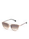 Belstaff Women's Metal Prescription Eyeglass Frame with Clip-On Gold
