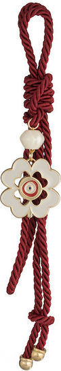 Li-LO Hanging Lucky Charm Home Burgundy made of Metal 23cm 1pcs