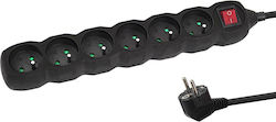 Esperanza Power Strip 6 Sockets with 1.5m Cable France (Type E) Esperanza Power Strip 6 Sockets with 1.5m Cable France (Type E)