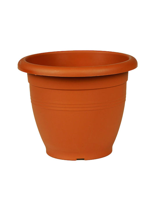 Viomes Flower Pot with wheels 29x23cm Light Terracotta