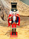 Decorativ Nutcracker de Crăciun Lemn Albastru