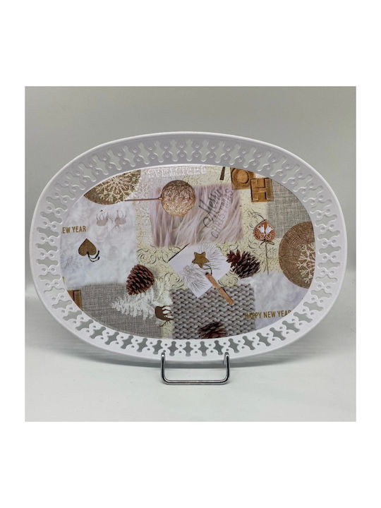 Christmas Platter White