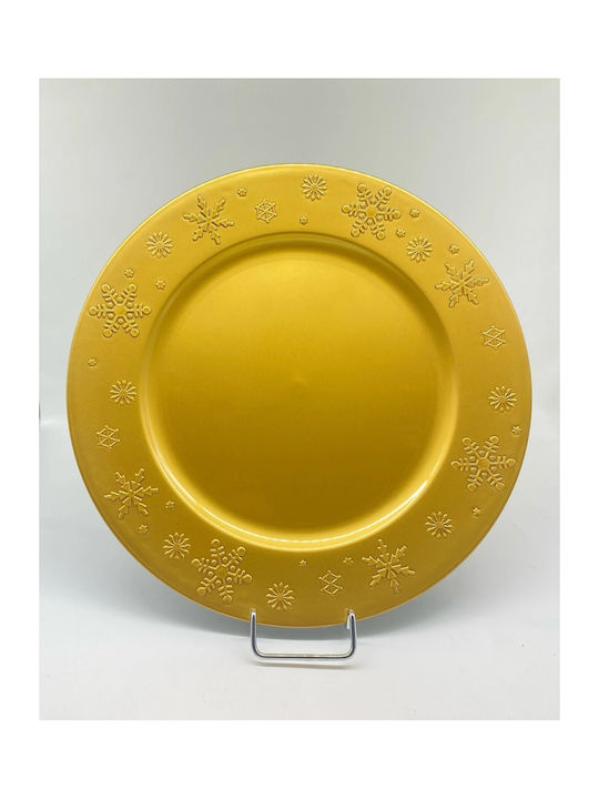 Christmas Platter Gold