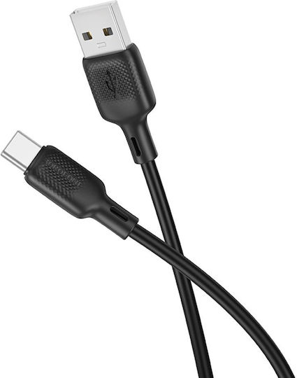 Borofone USB-C to Lightning Cable 18W Μαύρο 2m