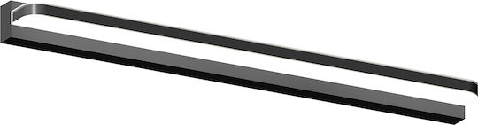Eurolamp Κλασικό Φωτιστικό Μπάνιου/Πίνακα Μαύρο 62x7x60εκ.