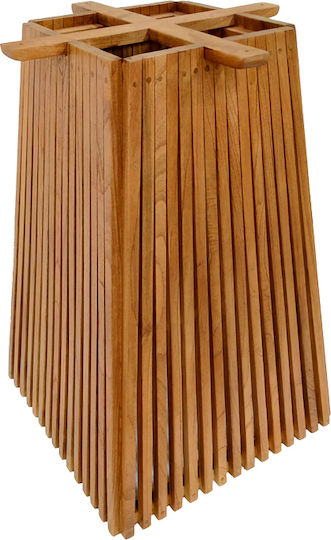 Pakketo Darius Bar Table Base Natural Color 60x60x90cm