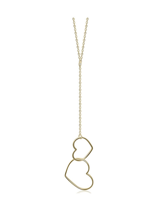 Ekan Colier cu design Inima din Aur 14K