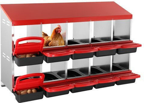 Vevor Chicken Nesting Box 10 Slots Sloped Nests Jscdx3045inct4y3wv0