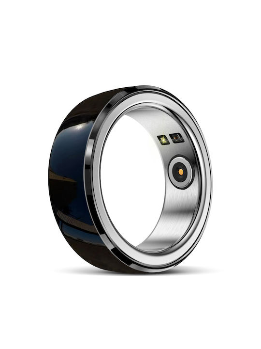 Fashion Smart Ring 16mm mit Pulsmesser Schwarz