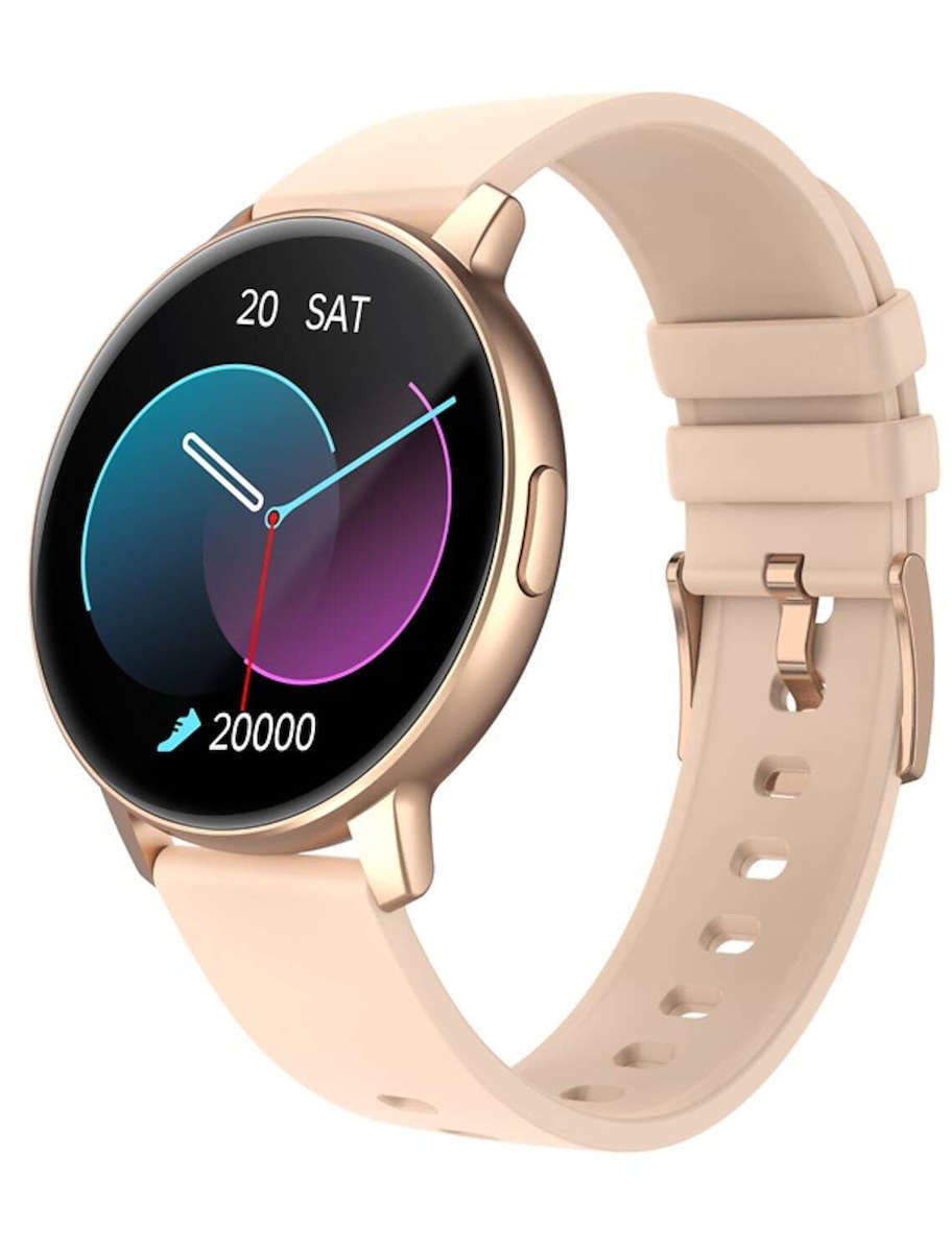 Gofit Smartwatch Idealstore 1.3 Inch Full Touch Screen Ip68 Water Resistant Bluetooth Heart Rate Monitor Blood Pressure Blood Oxygen Call Text Reminder Multi sport Compatible Ios Android Gold Skroutz....
