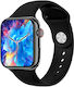 Luxury Smartwatch Idealstore 1.8 Inch Touch Screen Call Answering Built-in Speaker Microphone Message Notifications Whatsapp Instagram Facebook Ip 68 Water Resistant Multi-sport Function Black