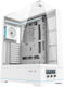 Darkflash DY450L PRO Gaming Middle Tower Carcasă Calculator cu Fereastră Laterală și Iluminare RGB Alb