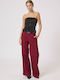 Women's Blouse Cotton Strapless Black