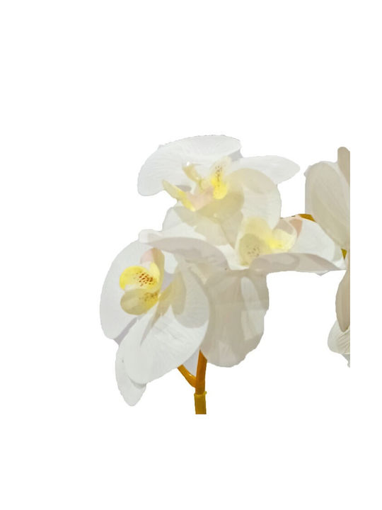 Phalaenopsis Decorative Artificial Potted Plant White