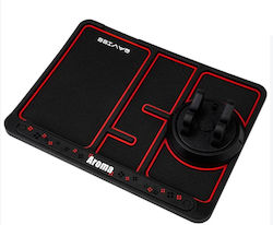 Multifunctional Anti-slip Car Phone Holder Idealstore Phone Fixation In Holder Material Prevents Mat From Slipping On Dashboard Black-red Multifunctional Anti-slip Car Phone Holder Idealstore Phone Fixation In Holder Material Prevents Mat From Slipping On Dashboard Black-red