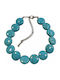 Kostibas Fashion Kostibas Fashion Steel Turquoise Anklet
