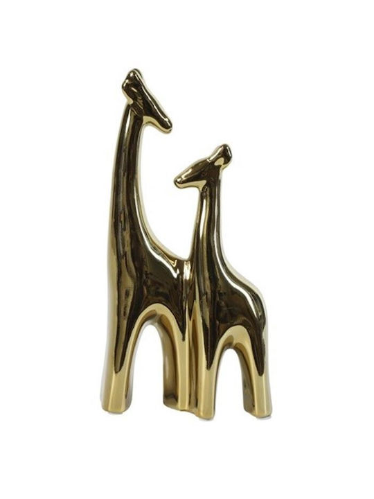 Countryfield Decorative Ceramic Giraffes Gold 28cm