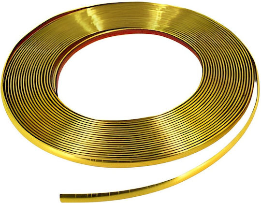Idealstore Panglică Decorativă Adezivă Aurie 12mm X 15m