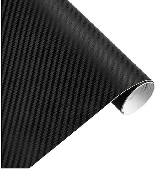 Idealstore 3D Schwarze Carbon-Folie Rolle 1,27 m x 30 m