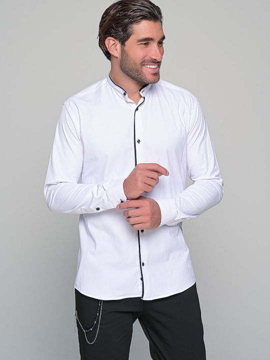 Ben Tailor Langärmlig Hemd White