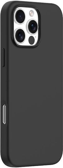 Devia Nature Back Cover Σιλικόνης Μαύρο (iPhone 16 Pro Max)