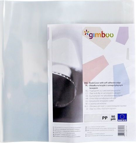 Gimboo Copertă de carte sau caiet Protecție pentru copertă de carte 54x30.5cm 10buc