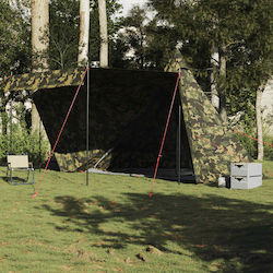 vidaXL Tipi Campingzelt Mehrfarbig für 6 Person...