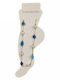 Kostibas Fashion Gold Plated Steel Anklet with Blue Pearls