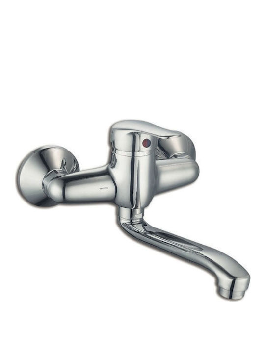 Kitchen Faucet Wall Silver